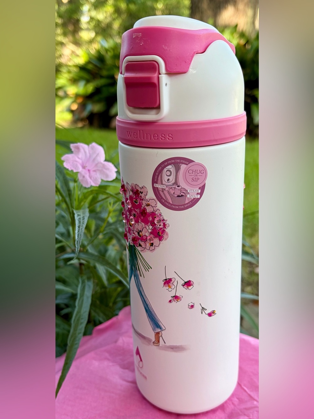 NWT WELLNESS 20oz beautiful tumbler/Moleskin Notebook/Camellia hair clips & more - Picture 3 of 6